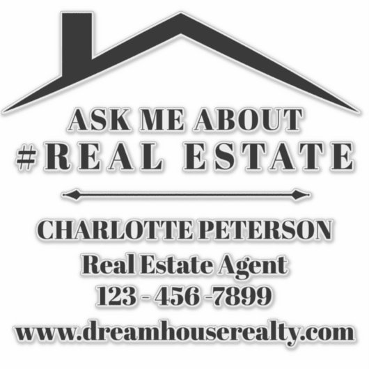 実在ステッカー シール (正面)