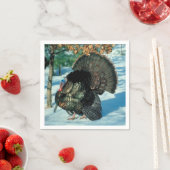 実在トルコ感謝祭冬クリスマス スタンダードカクテルナプキン (インサイチュ)