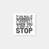 実在トレーニングはギフトしたい時に始まストップる ポストイット (正面)