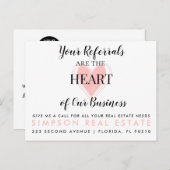 実在ハッピーバレンタインデー通知位置 案内ポストカード (正面/裏面)