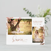 実在バラ金ゴールドキンセアニラトレンディーブランチスペインの 箔招待状 (立ち正面)