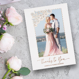 実在バラ金ゴールドフローラフレーム2写真感謝してい引用文 箔招待状