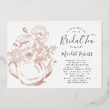 実在バラ金ゴールドフローラブライダルシャワーティー