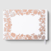 実在バラ金箔フローラ植物学結婚校 ゲストブック (裏面)