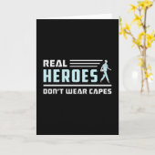 実在ヒーロー救急医療隊員救急車EMS EMT おもしろい カード (黄色い花)