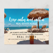 実在ビーチ発表 チラシ (正面)