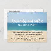 実在ビーチ発表 案内ポストカード (正面/裏面)