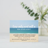 実在ビーチ発表 案内ポストカード (スタンド正面)