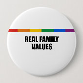 実在ファミリ値 缶バッジ (正面)
