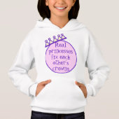 実在プリンセスが互いの王冠のスウェットシャツを修正 (正面)