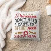 実在プリンセスはショーが必要なリングや輪家畜向けショー クッション (ブランケット)
