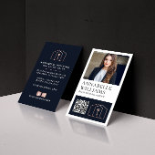 実在プロフェッショナルエレガント 名刺