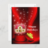 実在ホリデーカード シーズンポストカード (正面/裏面)