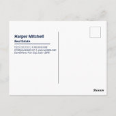 実在マーケティング宣伝用はがき ポストカード (裏面)