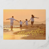 実在メリー金ゴールド 箔シーズンカード (正面)