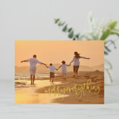 実在メリー金ゴールド 箔シーズンカード (立ち正面)