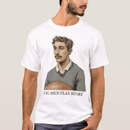 実在メンズ遊ラグユニセックス – ラグビーTシャツ Tシャツ