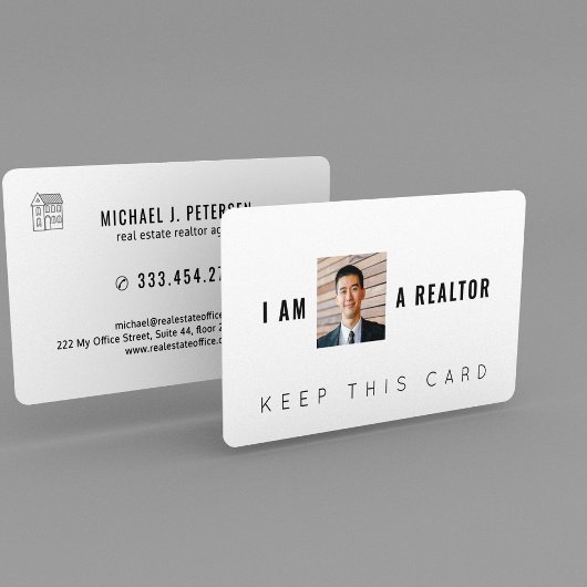 実在モダンプロフェッショナル写真 名刺