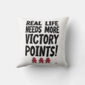 実在ライフビクトリーポイントボードゲーマーライフスタイル クッション (裏面)
