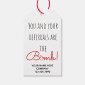 実在不動産あなたの紹介は爆弾である ギフトタグ (正面)