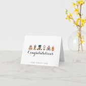 実在不動産おめでとう カード (黄色い花)