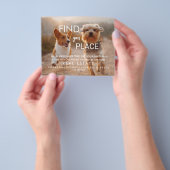 実在不動産お客様の場所お知らせ チラシ (手)