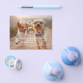 実在不動産お客様の場所お知らせ チラシ (シングル)