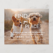 実在不動産お客様の場所お知らせ チラシ (正面)