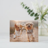 実在不動産お客様の場所お知らせ 案内ポストカード (スタンド正面)