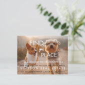 実在不動産お客様の場所お知らせ 案内ポストカード (スタンド正面)