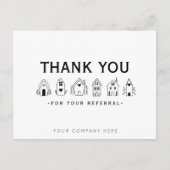 実在不動産お礼ご紹介マーケティング ポストカード (正面)