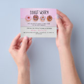 実在不動産の寄付金の発表 チラシ (手)