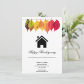 実在不動産の感謝祭のマーケティングまポップ・アートのたは シーズンカード (スタンド正面)