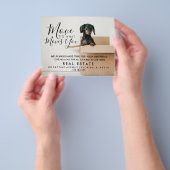 実在不動産の発表 チラシ (手)