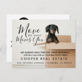 実在不動産の発表 案内ポストカード (正面/裏面)