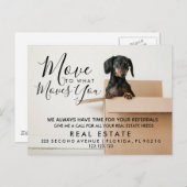 実在不動産の発表 案内ポストカード (正面/裏面)