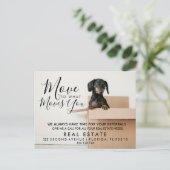 実在不動産の発表 案内ポストカード (スタンド正面)