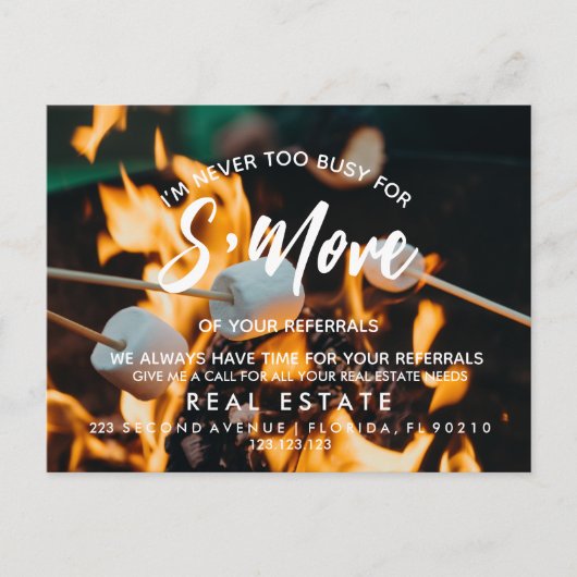 実在不動産の紹介発表 案内ポストカード (正面)