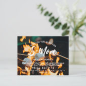 実在不動産の紹介発表 案内ポストカード (スタンド正面)