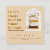 実在不動産の紹介、私たちはSのより多くの紹介を愛する スクエア名刺 (正面)