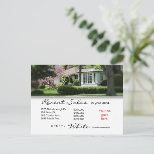 実在不動産はがき最近の販売イエローハウス ポストカード (スタンド正面)