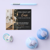 実在不動産はリスト時に一度だけリスト チラシ (シングル)