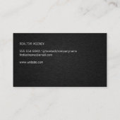 実在不動産アイコン | リネンテクスチャ 予約カード (裏面)