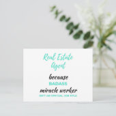 実在不動産エージェントBadass Miracle Worker 2 シーズンポストカード (スタンド正面)