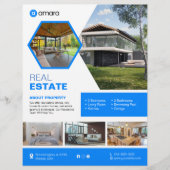 実在不動産カスタムFlyer チラシ (正面)