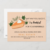 実在不動産スライス円の紹介 案内ポストカード (正面/裏面)