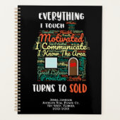 実在不動産セラーハウスワードアートデコール販売 プランナー手帳 (正面)