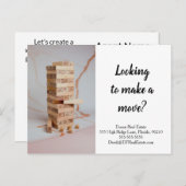 実在不動産チェスの移動マーケティング戦略P ポストカード (正面/裏面)