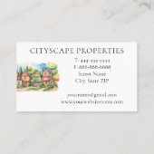 実在不動産ニューホーム建築と販売 名刺 (裏面)