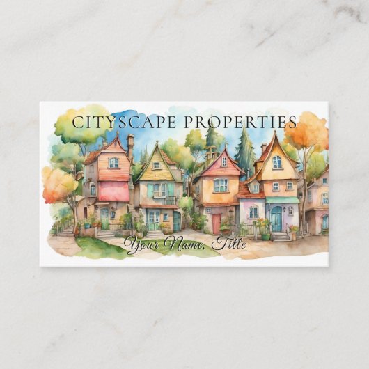 実在不動産ニューホーム建築と販売 名刺 (正面)